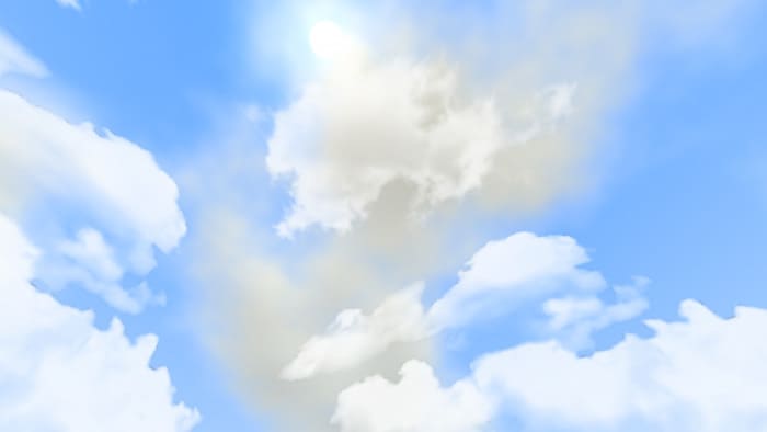 Day sky in Minecraft