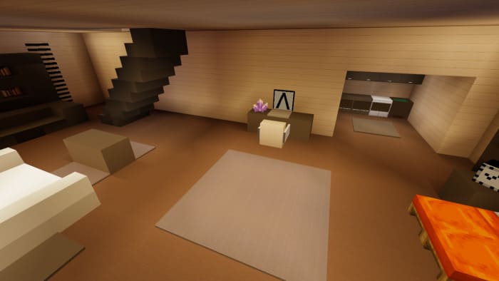 A room to sleep in Minecraft