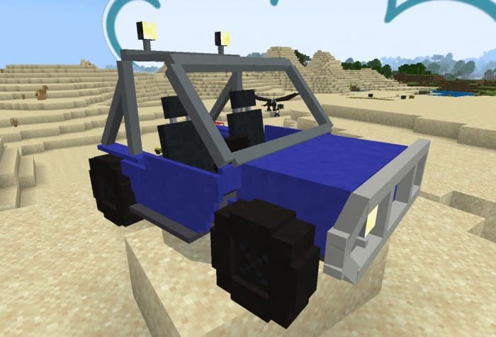 Desert buggy in Minecraft