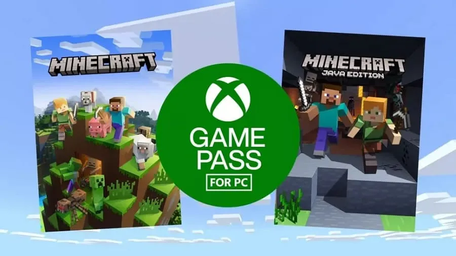Minecraft in Xbox Game subscription Pass