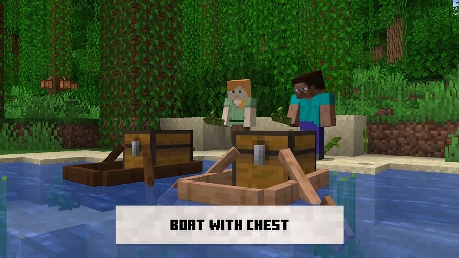 Boat with chest