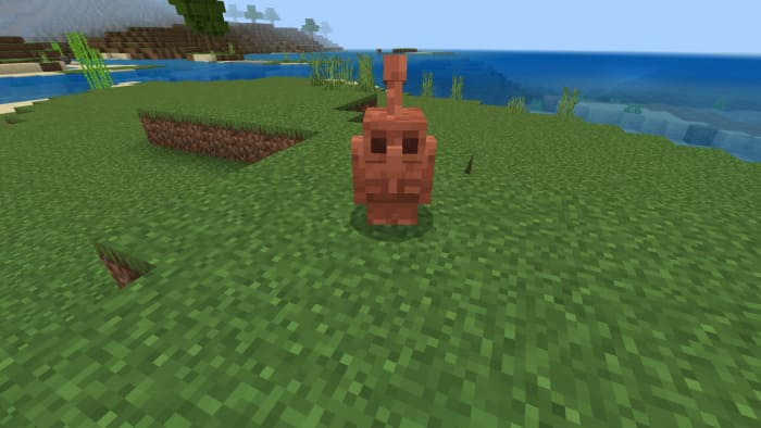 An ordinary copper golem