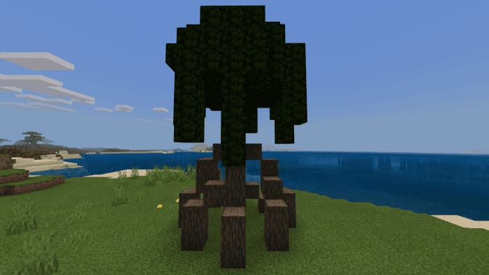 Willow tree in Minecraft