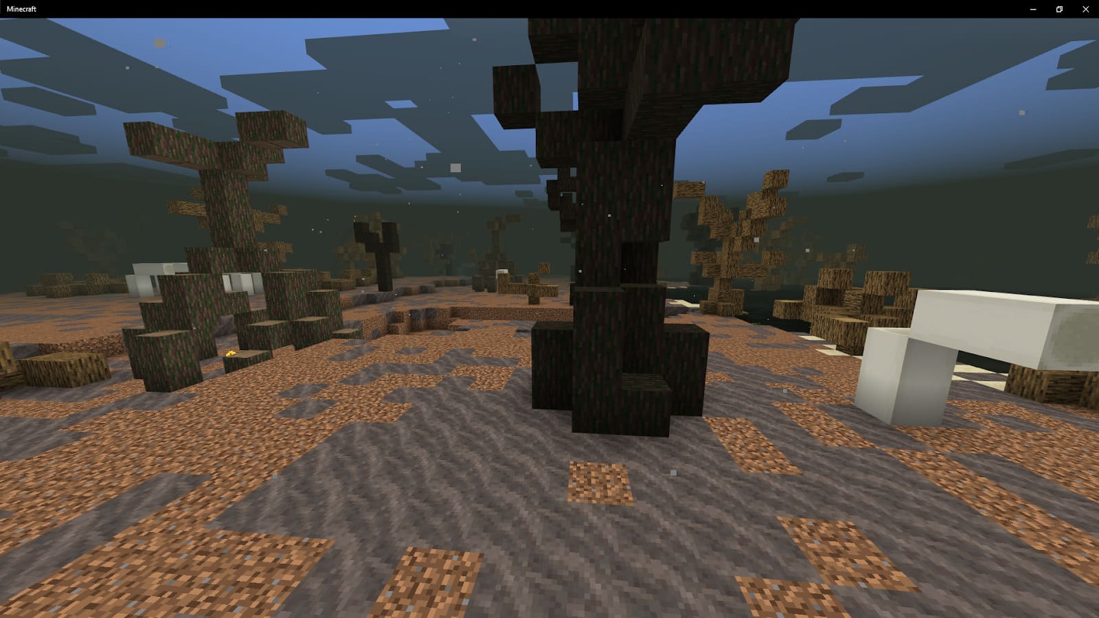 Dead swamp in Minecraft