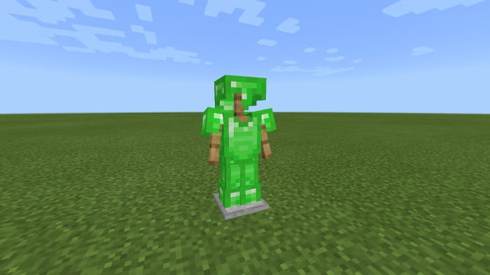 Type of emerald armor
