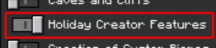 Enabling the holiday creator