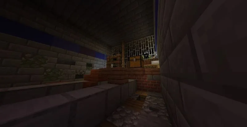 Dark location on the map