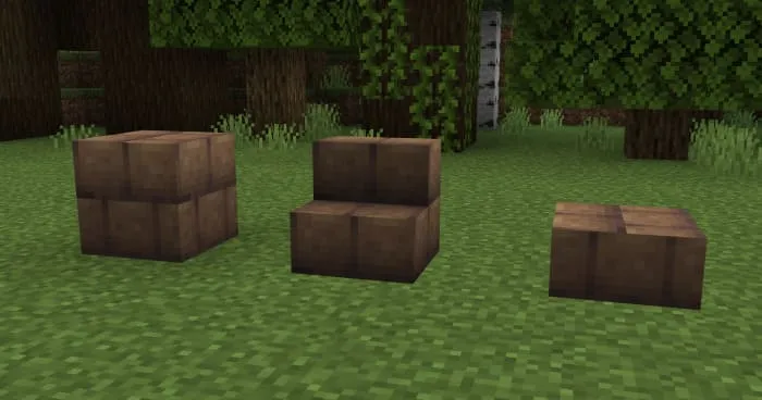 All blocks are made of mud