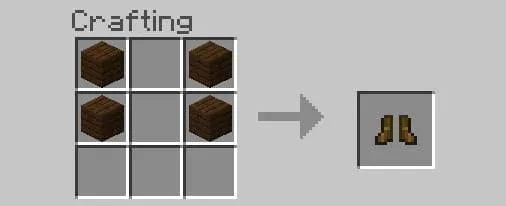 Boots from planks recipe