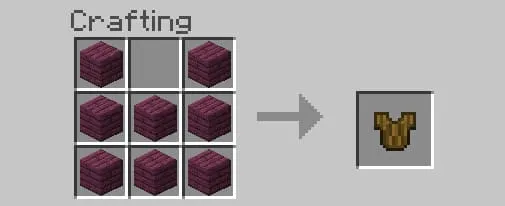 Crimson Chestplate recipe