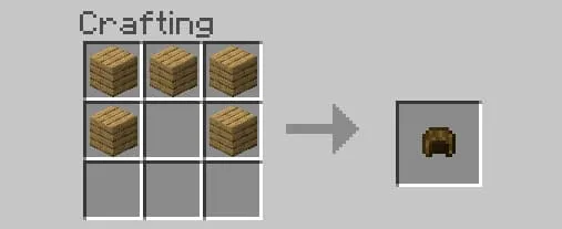 Wooden helmet recipe