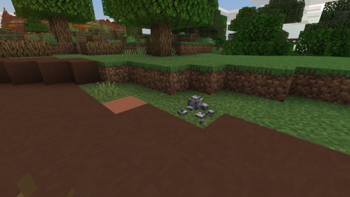 Pebbles in Minecraft