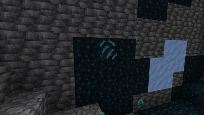 sculkerium ore in the game world