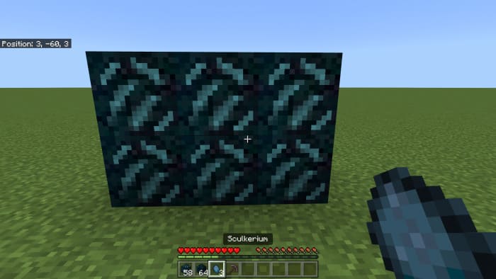 Sculkerium ore in Minecraft