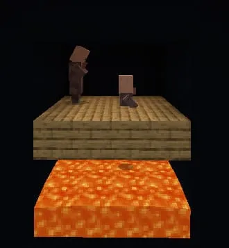 Resident fell into the block