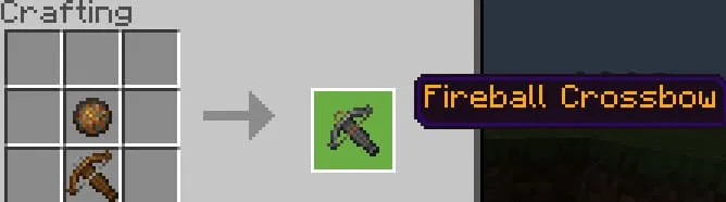 Crafting a Fireball crossbow