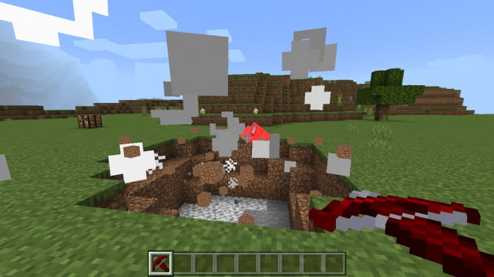 TNT exploded in Minecraft