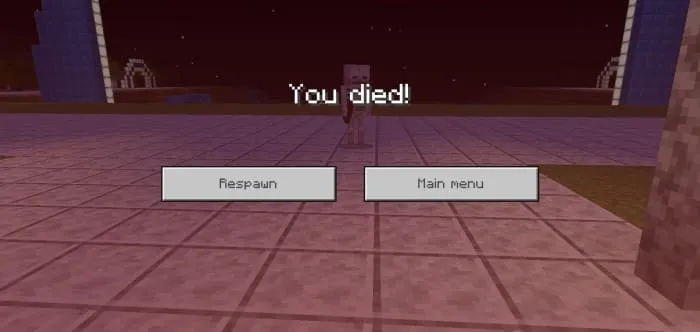 Screen of Doom in Minecraft