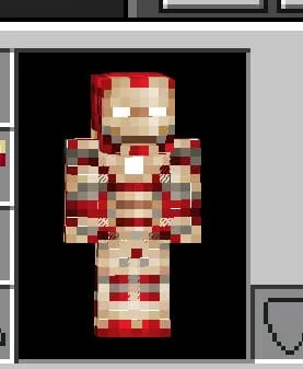 Tony Stark's armor on the player
