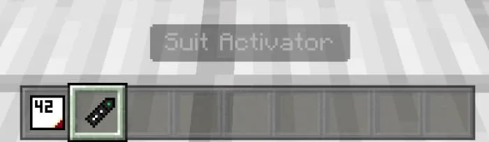 hotbar and two items