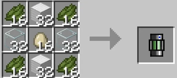 Crafting a green capsule