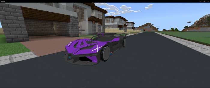 Purple Bugatti