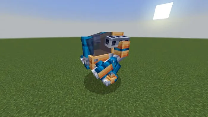 Side view of the fur