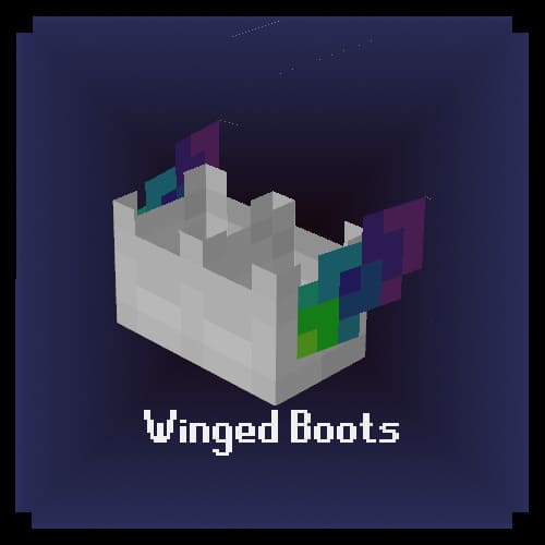 Winged boots