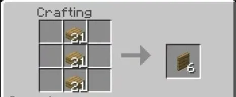 Crafting a wall from a slab