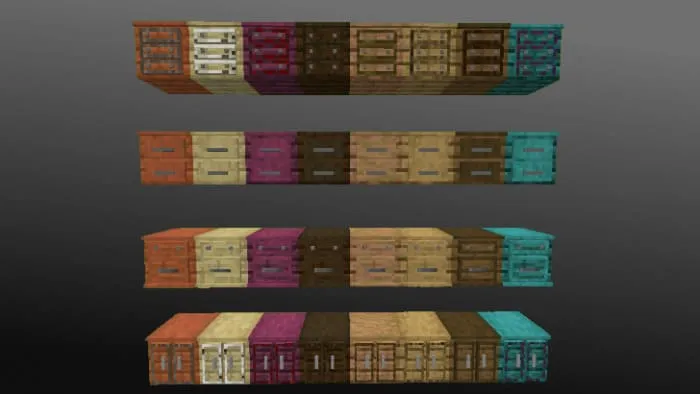 New lockers in Minecraft