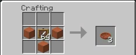 Crafting plates in Minecraft