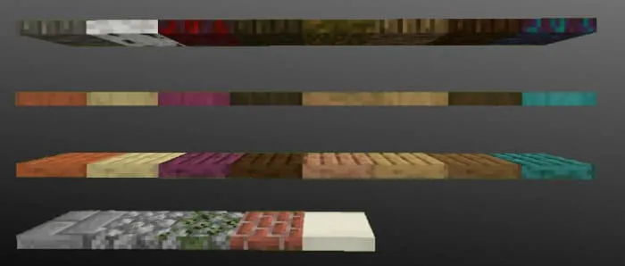 Types of ceiling blocks