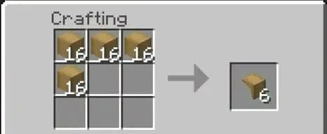 Crafting of the support block