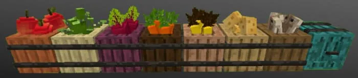 Screenshot of decorative barrels