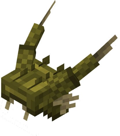 Crocodile head in Minecraft