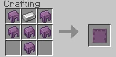 Shulker shield recipe