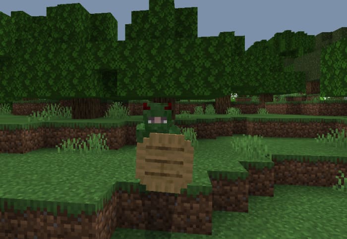 Деревянный щит в Minecraft