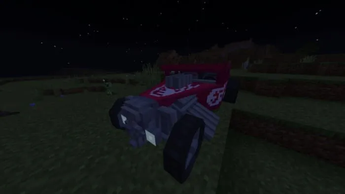 Bone Shaker at night and headlights