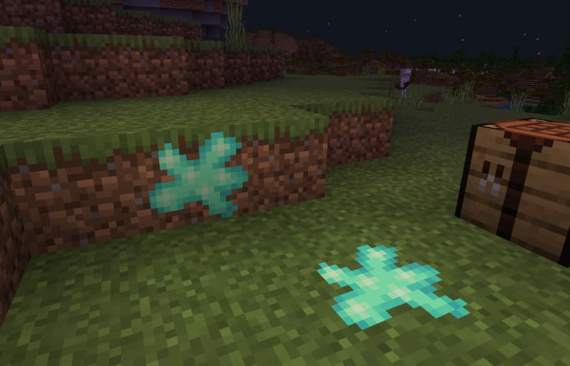 Shining glue in Minecraft