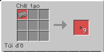 Crafting a musket ball made of iron