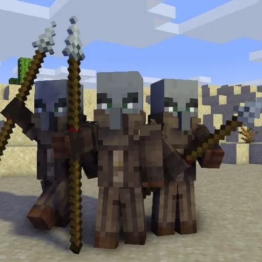 Group of desert pillagers