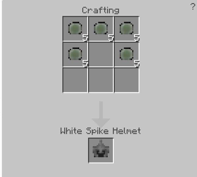 Spike Helmet Crafting