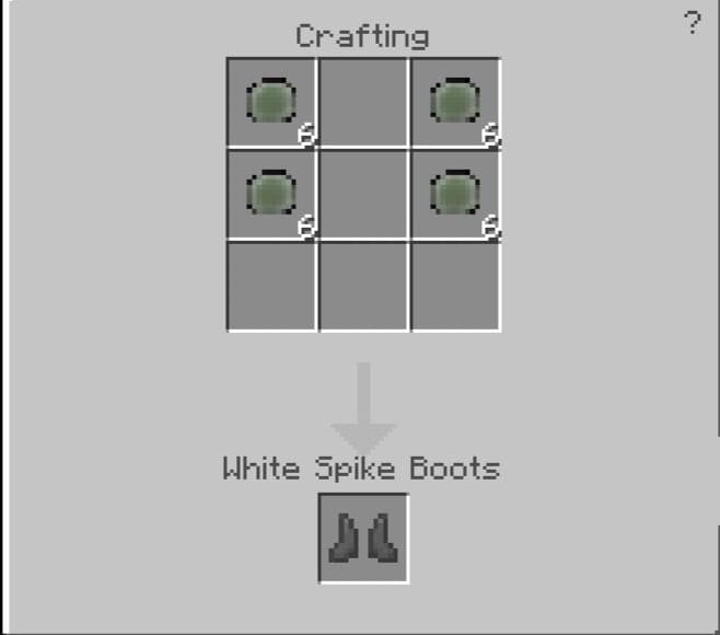 Crafting Spike Shoes