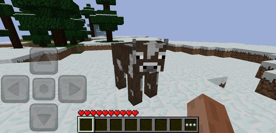 Cow in Minecraft PE 0.3.0