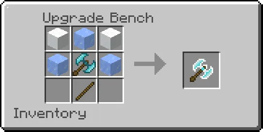 Crafting an Ice Battle Axe