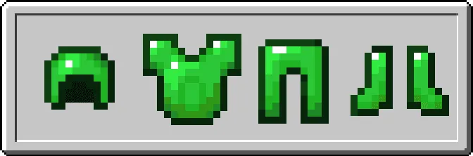 Type of emerald armor