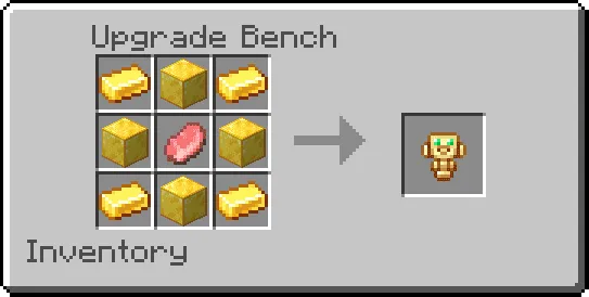 Crafting the Piglin Totem