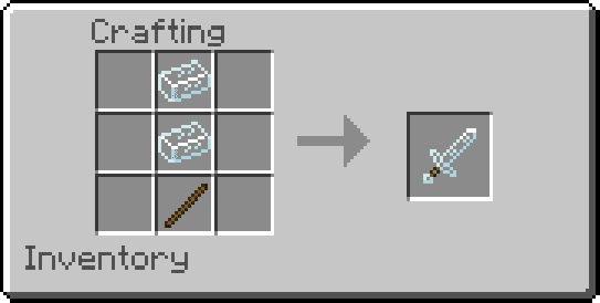 Crafting a glass sword