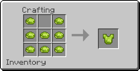 Crafting a breastplate from peridot