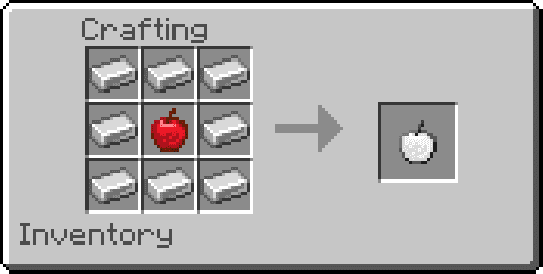 Crafting an iron apple